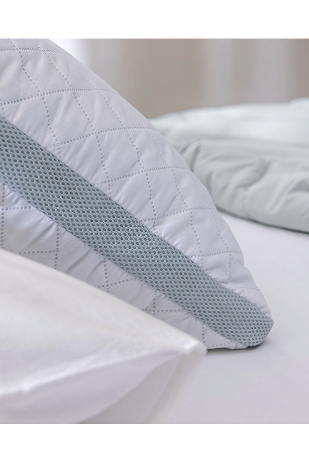 3 İşlevli Klimalı Yastık - Nefes Alan Uyku Yastığı